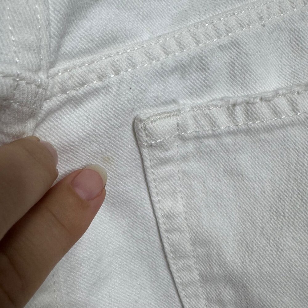 WE THE FREE x free people maggie mid rise straight jeans in white size 31 - Picture 9 of 11
